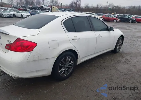 2011 Infiniti G25X z USA, uszkodzony, nr VIN JN1DV6ARXBM650181